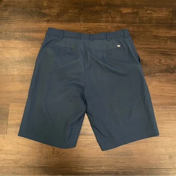 Peter Millar Men’s Navy Blue Wicking Performance Golf Shorts Size 36 Weekend Sty - Picture 4 of 9